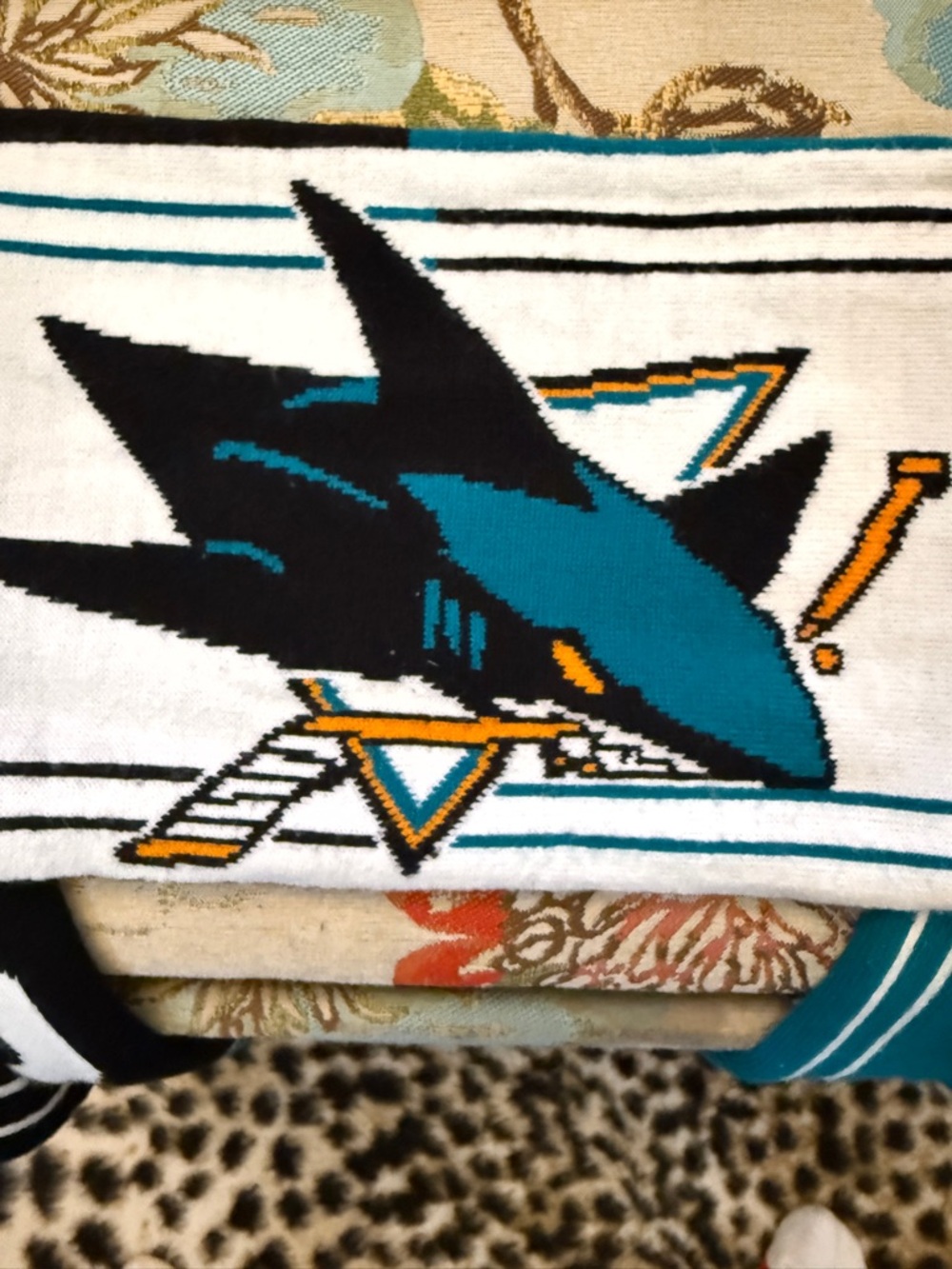 Official San Jose Sharks Scarf.